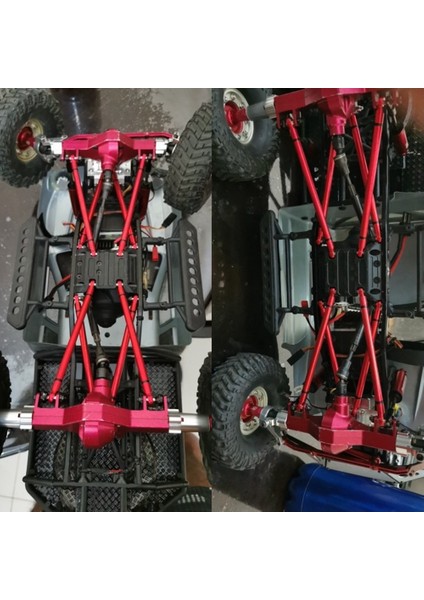 8 Adet/grup Metal Bağlantı Çubuğu Çekme Çubuğu Kiti Için 1/10 Rc Paletli Araba Parçaları, 3 (Yurt Dışından) modelleri