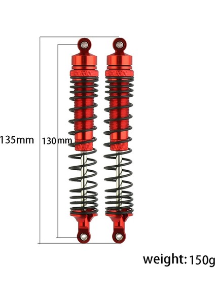 4WD 1/8 Rc Araba Için 4 Adet Ön ve Arka Amortisör, 2 (Yurt Dışından)