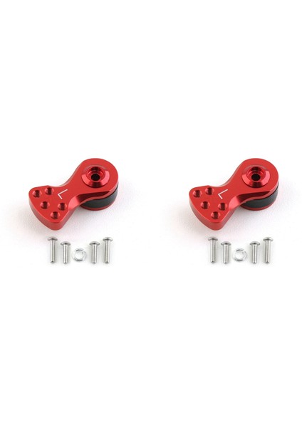 2x Metal 25 T Ayarlanabilir Servo Koruyucu Kol Boynuz-4 Eksenel SCX10 1/10 Rc Arabalar Helikopter Model Tekne Parçaları, 3 (Yurt Dışından)