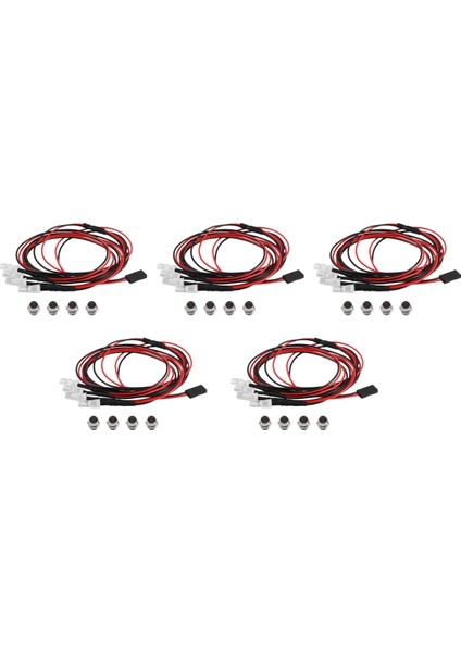 4 Rc LED Işık Kiti Için 1/10 Rc Araba Kamyon Paletli Rc Modeli Drift Araba Far Arka Lambası, 5mm, Mavi (Yurt Dışından) fiyatları