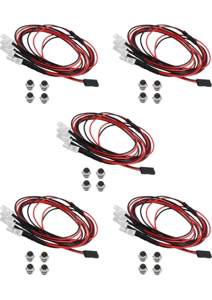 4 Rc LED Işık Kiti Için 1/10 Rc Araba Kamyon Paletli Rc Modeli Drift Araba Far Arka Lambası, 5mm, Mavi (Yurt Dışından) modelleri