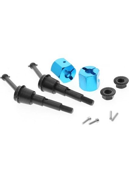2 Adet Metal Tahrik Mili Cvd ve Adaptör Somun Seti Sw-01 SW01 1/24 4WD Rc Araba Yükseltme Parçaları,1 (Yurt Dışından) modelleri
