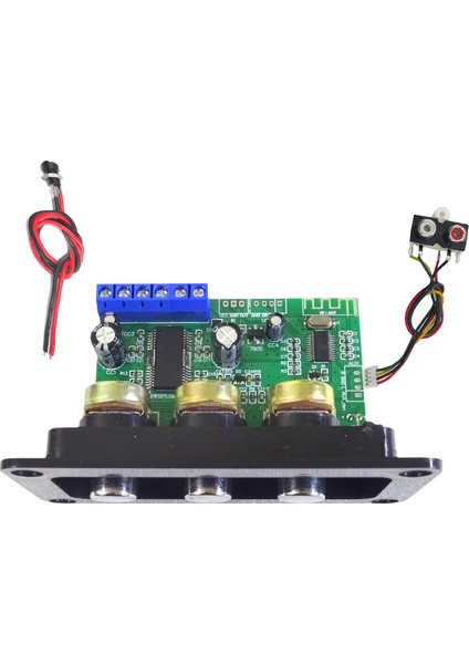30W Bluetooth Ses Güç Amplifikatörü Kurulu Dc Dişi Kablo + Aux Kablosu Bluetooth5.0 Mono Subwoofer Amplifikatör Kartı Kiti (Yurt Dışından)