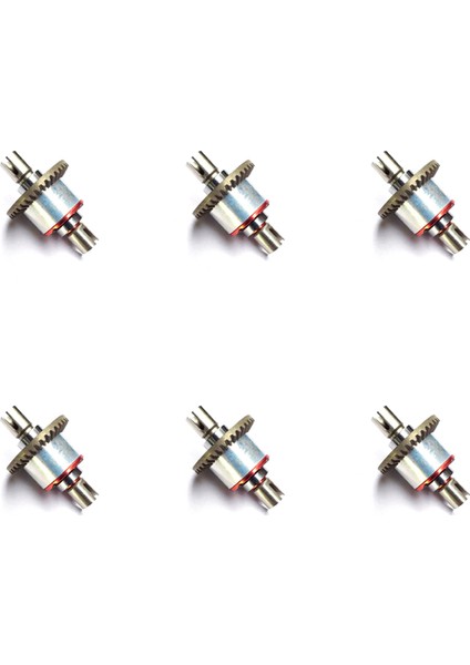 6x Tam Metal Tüm Metal Diferansiyel Dişli Yükseltme Parçaları 144001 124019 124018 Rc Araba Yedek Aksesuarları (Yurt Dışından)