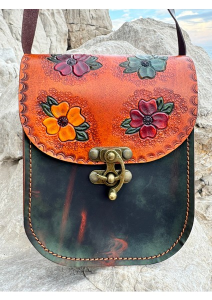 Nobleıstıque Tarz Moda Şık Kaliteli Hakiki Deri Kullanışlı Kadın Omuz Çanta - El Yapımı Tasarım Trend