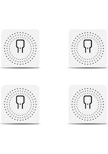 4 Adet Mını Wıfı Kesici Ev Dıy Elektrikli Röle Wıfı Anahtarı 16A Kablosuz Otomasyon Modülü Çalışma Tuya Akıllı Akıllı Yaşam (Yurt Dışından)