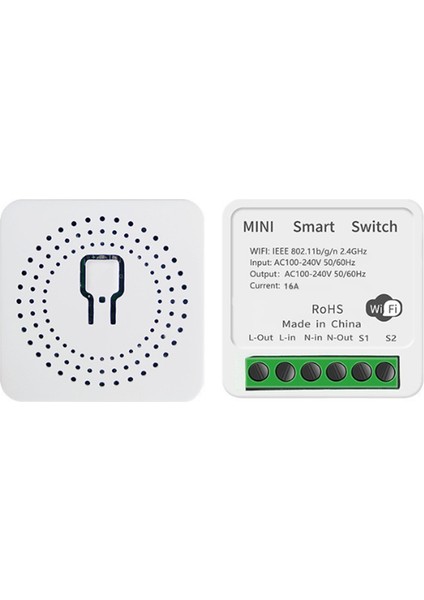4 Adet Mını Wıfı Kesici Ev Dıy Elektrikli Röle Wıfı Anahtarı 16A Kablosuz Otomasyon Modülü Çalışma Tuya Akıllı Akıllı Yaşam (Yurt Dışından) modelleri