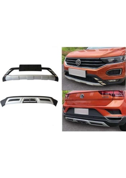Volkswagen T-Roc 2018- Sonrası Uyumlu Ön Arka Difüzör