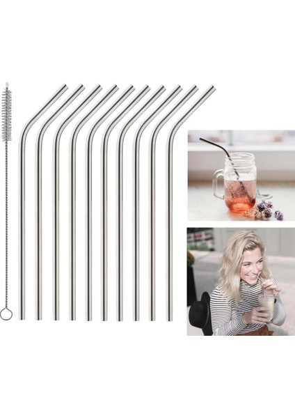 Çelik Pipet 11 Parça Paslanmaz Çelik Pipet Seti RE131
