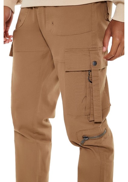 Slim Fit Utility Kargo Pantolon