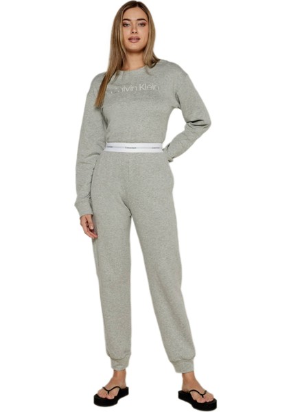 Kadın Gri Sweatshirt 000QS7273E fiyatları