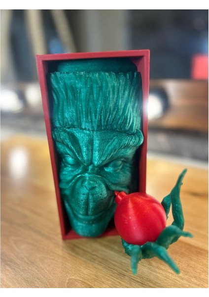 Grinch Kitaplık Dekoru, Kitap Tutucu