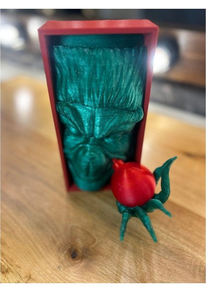 Grinch Kitaplık Dekoru, Kitap Tutucu