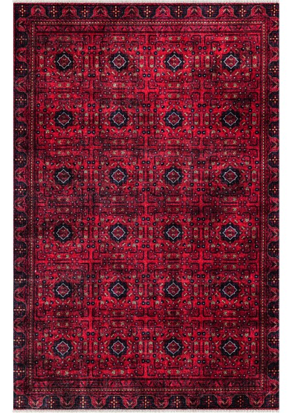 Efes 2303 Geleneksel Motif Yumuşak Doku Leke Tutmayan Modern Halı Kilim