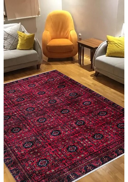 Efes 2303 Geleneksel Motif Yumuşak Doku Leke Tutmayan Modern Halı Kilim