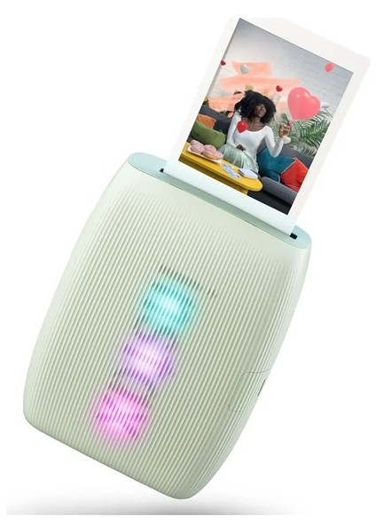 Instax Mini Link 3 Yeşil Akıllı Telefon Yazıcısı ve 10'lu Mini Film