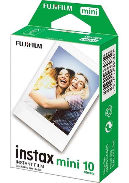 Instax Mini Link 3 Yeşil Akıllı Telefon Yazıcısı ve 10'lu Mini Film