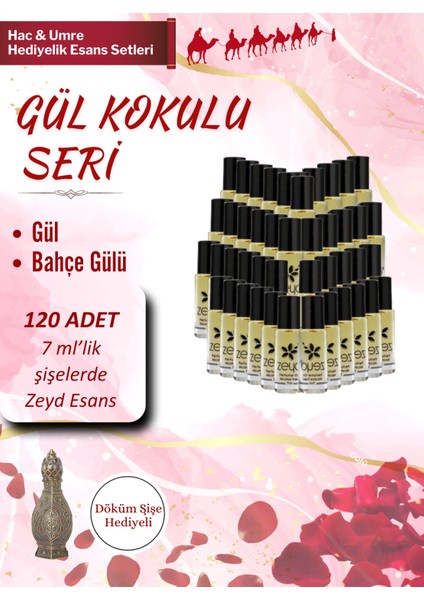 Hac Umre Serisi - Gül Kokulu Seri 120 Adet