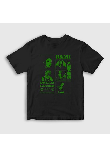 Çocuk Siyah Dami K Pop Dreamcatcher T-Shirt