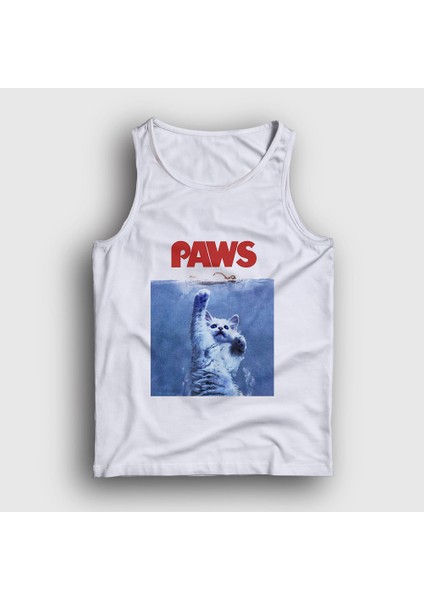 Beyaz Paws Jaws Film Komik Kedi Kedili Atlet