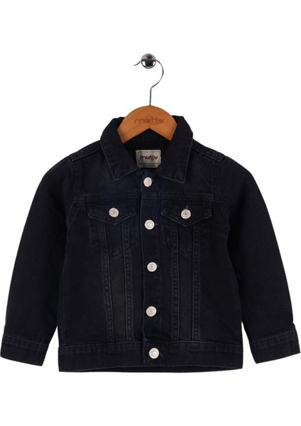 Unisex Çocuk Kot Ceket