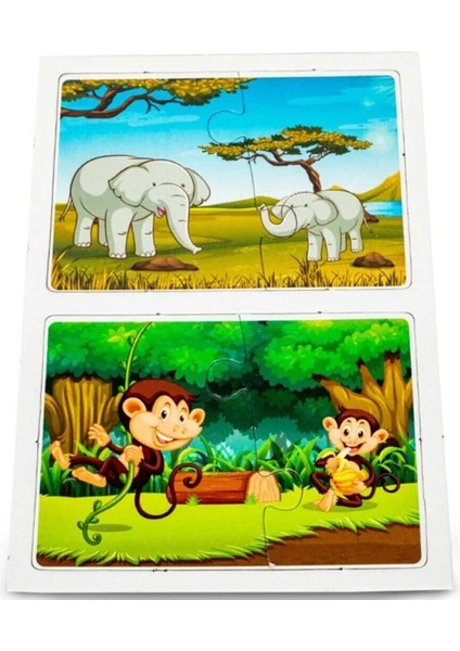 Yavru Hayvanlarve Anneler Puzzle modelleri