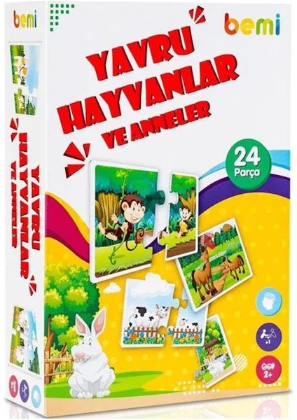 Yavru Hayvanlarve Anneler Puzzle fırsatları