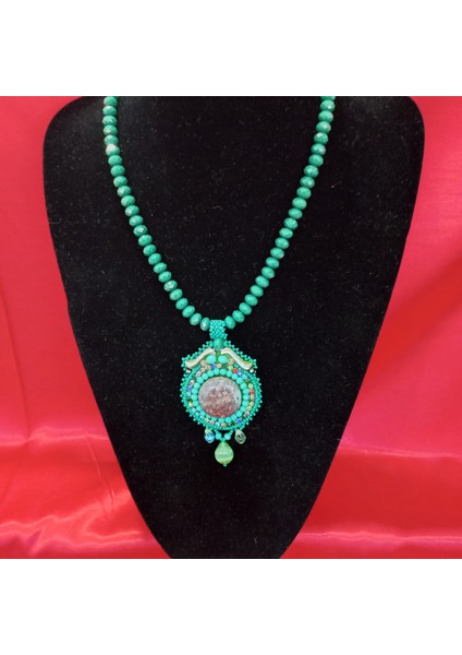 Turkuaz Tasarım Kolye 3, Kişiye Özel Tasarımlar, Doğal Taş takılar