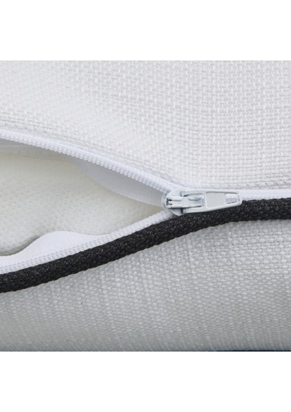 Soft Ethnic Biyeli Kırlent - Beyaz - 30x50 cm fırsatları