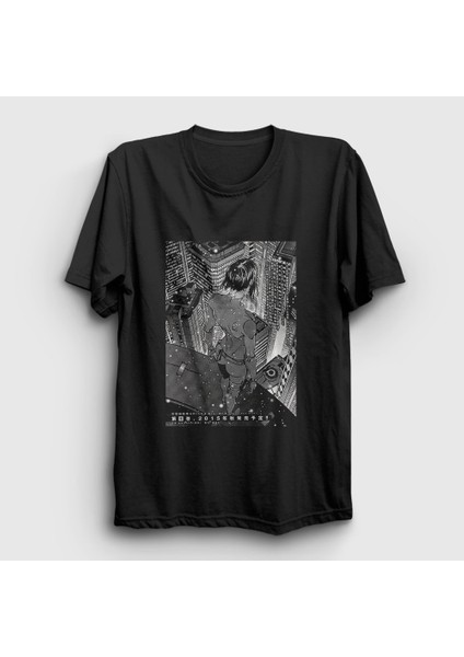Siyah Motoko Ghost In The Shell T-Shirt