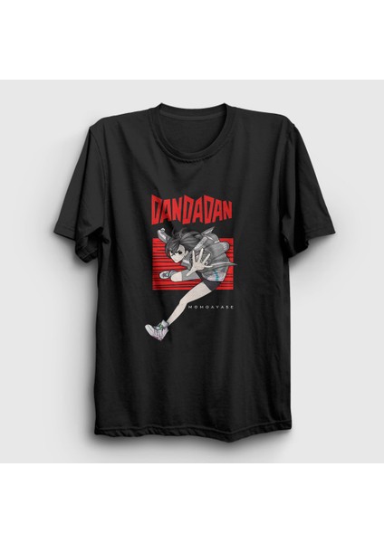 Siyah Momo Ayase Anime Dandadan T-Shirt