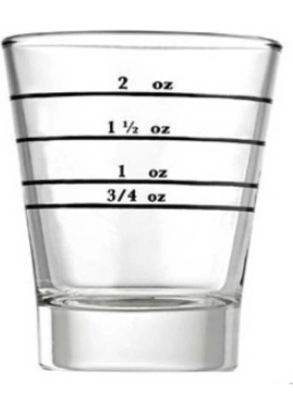 Kahve Ölçü Bardağı 30/60 ml (Mb-30)