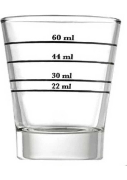 Kahve Ölçü Bardağı 30/60 ml (Mb-30)