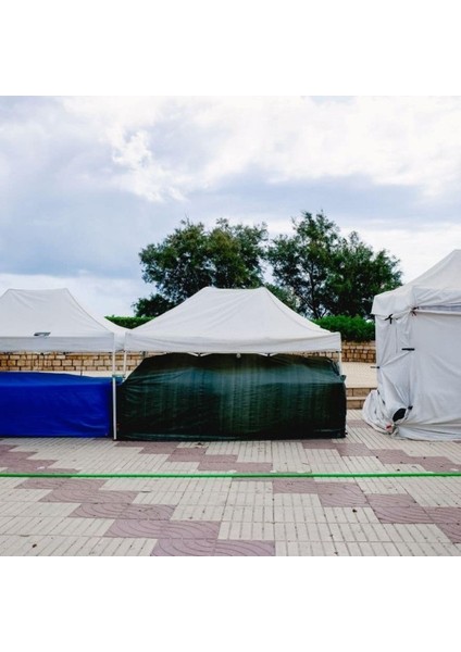 120 gr Beyaz Branda – Kenarları Halkalı – Balkon Brandası – Kar ve Su Geçirmez - 15 Metre x 11 Metre