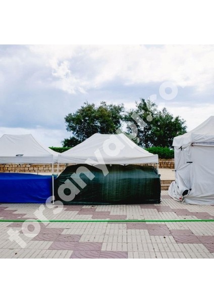 120 gr Beyaz Branda – Kenarları Halkalı – Balkon Brandası – Kar ve Su Geçirmez - 15 Metre x 11 Metre
