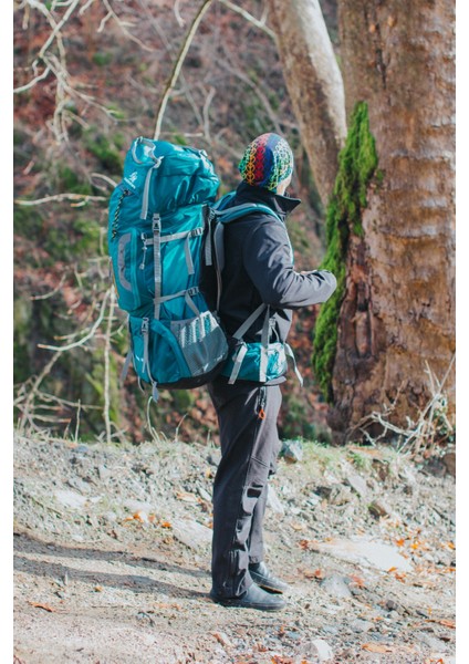 Ultra Dayanıklı Su Geçirmez Trekking Çantası – Ergonomik Tasarım, 80L Kapasite-Yeşil