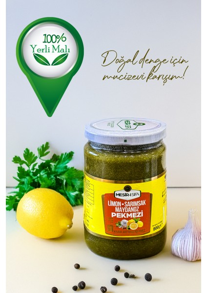 Limon Sarımsak Maydonoz Pekmezi 800gr