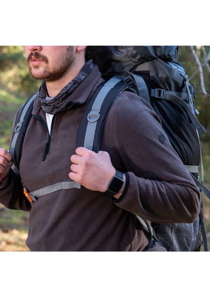Ultra Dayanıklı Su Geçirmez Trekking Çantası – Ergonomik Tasarım, 80L Kapasite-Siyah fırsatları
