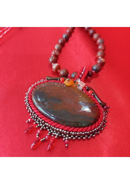 Jasper Tasarım Kolye, Kişiye Özel Tasarımlar,doğal Taş Kolyeler, Sevgiliye Hediye fiyatları