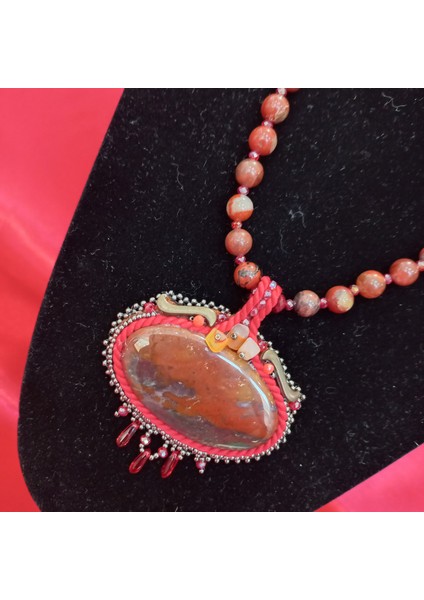 Jasper Tasarım Kolye, Kişiye Özel Tasarımlar,doğal Taş Kolyeler, Sevgiliye Hediye modelleri