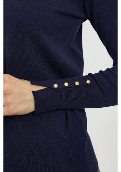 24369 Balıkçı Yaka Kol Detay Kazak Laci fırsatları