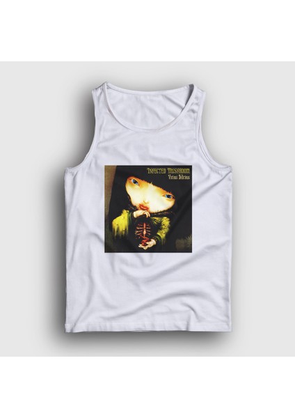 Unisex Beyaz Vicious Delicious Infected Mushroom Atlet