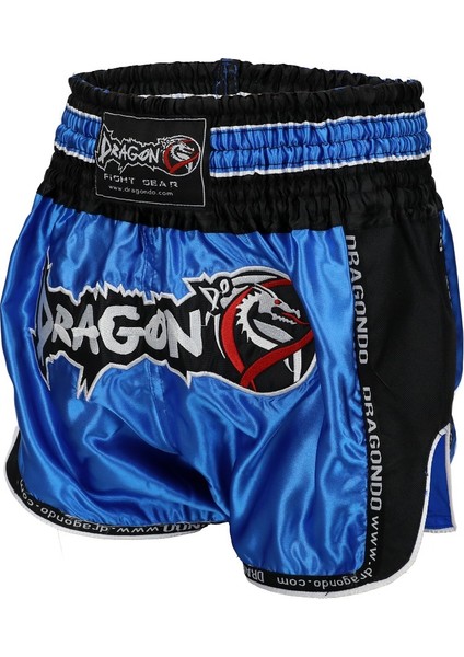 MT3075 Retro Neo Muaythai Şortu Mavi Retro Muay Thai Şort modelleri