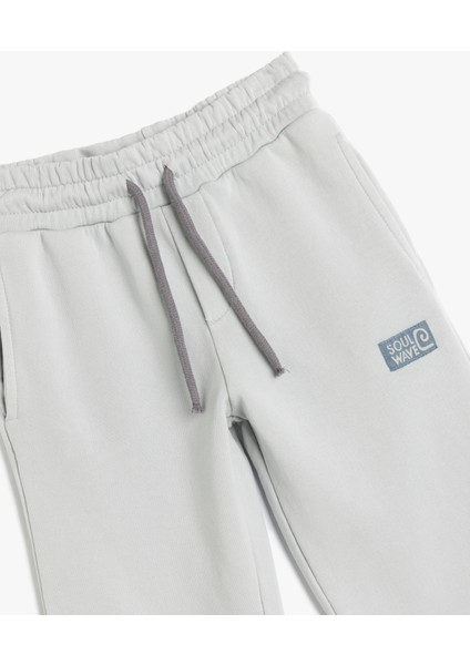 Pamuklu Beli Bağcıklı Cep Detaylı Relax Fit Eşofman Altı