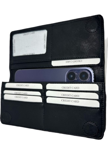 Telefon Bölmeli Cte Cüzdan Siyah indirimleri