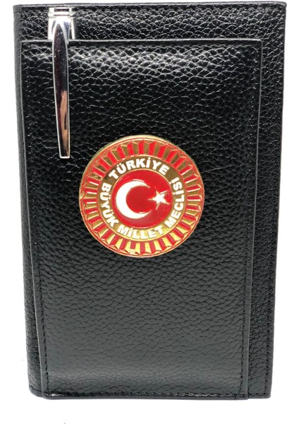 Tbmm Türkiye Büyük Millet Meclisi Notluk Cüzdan %100 Hakiki Dana Derisi