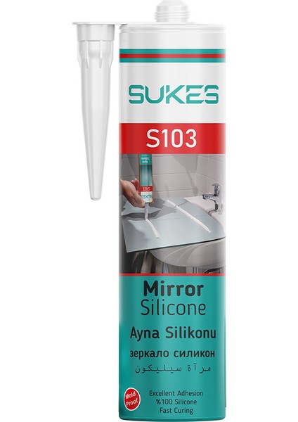 Sukes Ayna Silikonu Şeffaf
