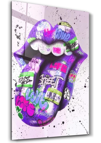 Tongue - Purple Designer's Collection Cam Tablo