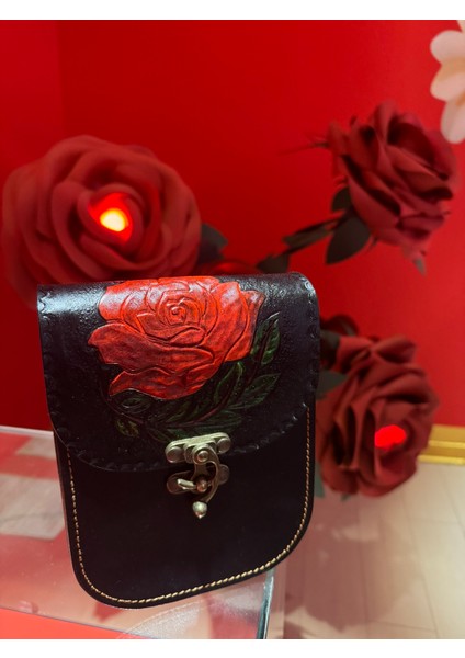 Nobleıstıque Tarz Moda Şık Kaliteli Hakiki Deri Kullanışlı Kadın Omuz Çanta - El Yapımı Tasarım Trend