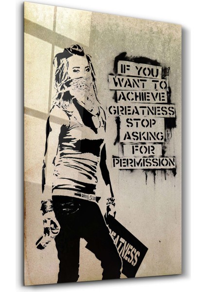 Banksy - Greatness Cam Tablo